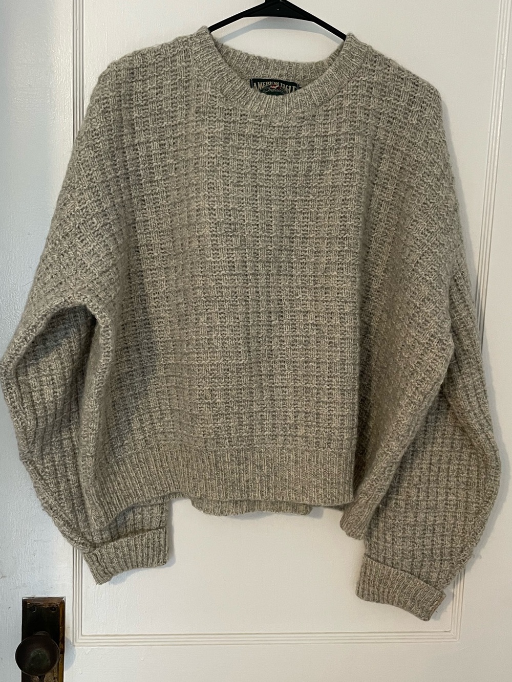 Vintage American Eagle Outfitters Cream Knit Sweater